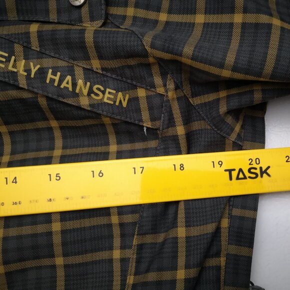 Helly Hansen Ladies Size Small Black & Gold Check Full Zip Snowboard Jacket - Picture 14 of 16